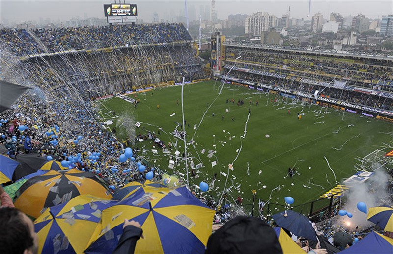 současná podoba stadionu Boca Juniors - La Bombonera,  www.conmebol.com
