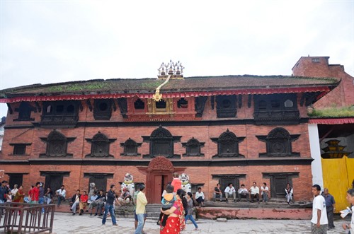 Sídlo Živé bohyně - Kumárí Ghar na náměstí Durbar v Káthmándú | http://cloudmind.info/