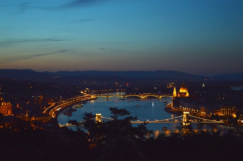 Na vrchu Gellért má návštěvník celou Budapešť jako na dlani