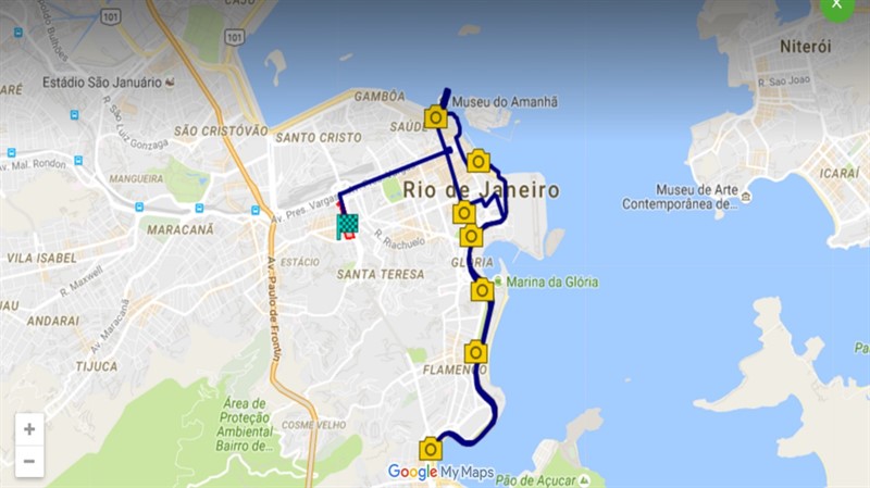 Trasa letošního maratonu na hrách v Riu 2016. | www.rio2016.com