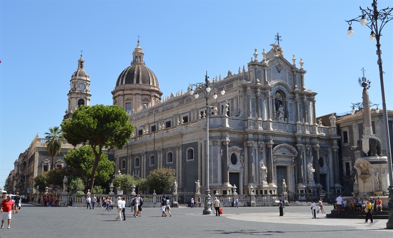 Katedrála svaté Agáty je krásnou ukázkou sicilského baroka