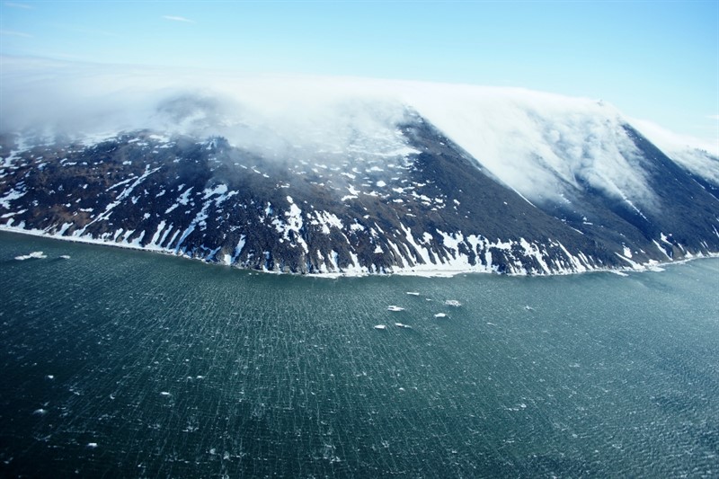 Beringův průliv: nejzápadnější výběžek aljašské pevniny